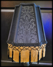 Load image into Gallery viewer, Bride Black &amp; Gold Lampshade