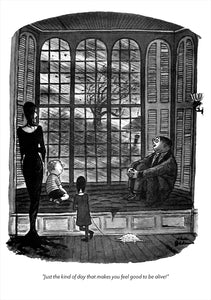 Charles Addams Birthday Card