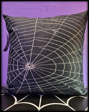 Load image into Gallery viewer, Spiderweb Throw Pillow