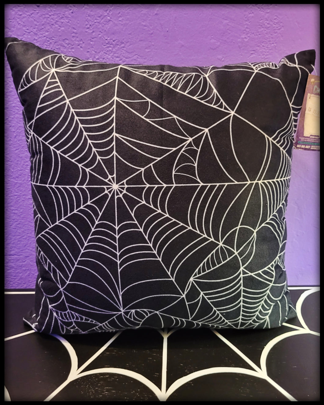 Cobweb Throw Pillow