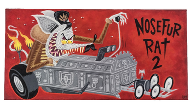 Nosefur Rat 2 Painting by Ben Montes