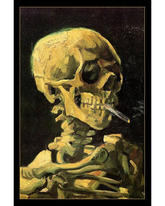Van Gogh Skull Poster