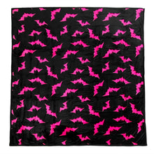 Load image into Gallery viewer, Pink Bat Full/Queen Plush Blanket