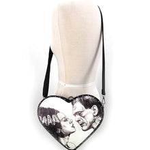 Load image into Gallery viewer, 12&quot; Glow in the Dark Heart Shape Frank w/ Bride Backpack