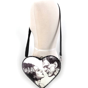 12" Glow in the Dark Heart Shape Frank w/ Bride Backpack