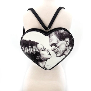 12" Glow in the Dark Heart Shape Frank w/ Bride Backpack