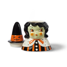 Load image into Gallery viewer, Johanna Parker Carnival Cottage Witch Cookie Jar