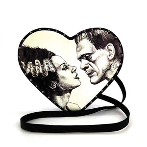 12" Glow in the Dark Heart Shape Frank w/ Bride Backpack