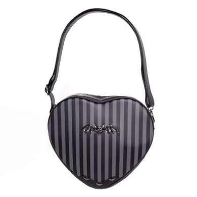 Striped Heart Bag