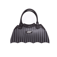 Load image into Gallery viewer, Pinstriped Bat Shaped Bag