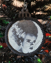 Load image into Gallery viewer, Bride Black Sparkle Ornament