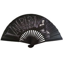 Load image into Gallery viewer, Vampira Hand Fan