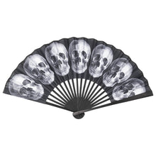 Load image into Gallery viewer, Skull Hand Fan