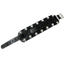 Load image into Gallery viewer, Dome Studded Leather Cuff