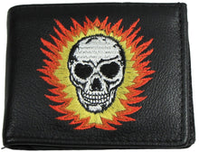 Load image into Gallery viewer, Skull Leather Wallet