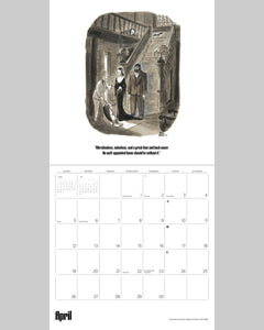 Addams Family 2026 Wall Calendar