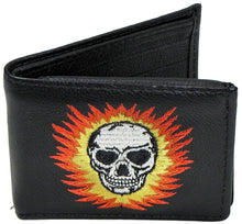 Load image into Gallery viewer, Skull Leather Wallet