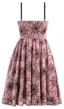 Load image into Gallery viewer, Pink Spiderweb Dress
