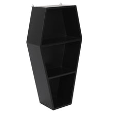 Load image into Gallery viewer, 19.5&quot; Black Coffin Shelf