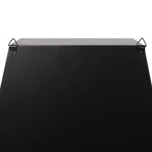 19.5" Black Coffin Shelf