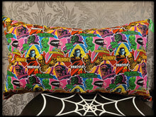Load image into Gallery viewer, Monster collage pillow