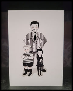 Gomez & Kids Notecard