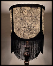 Load image into Gallery viewer, 9.5&quot; Grey Cobweb Lampshade