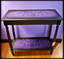 Load image into Gallery viewer, Purple Bat Accent Table