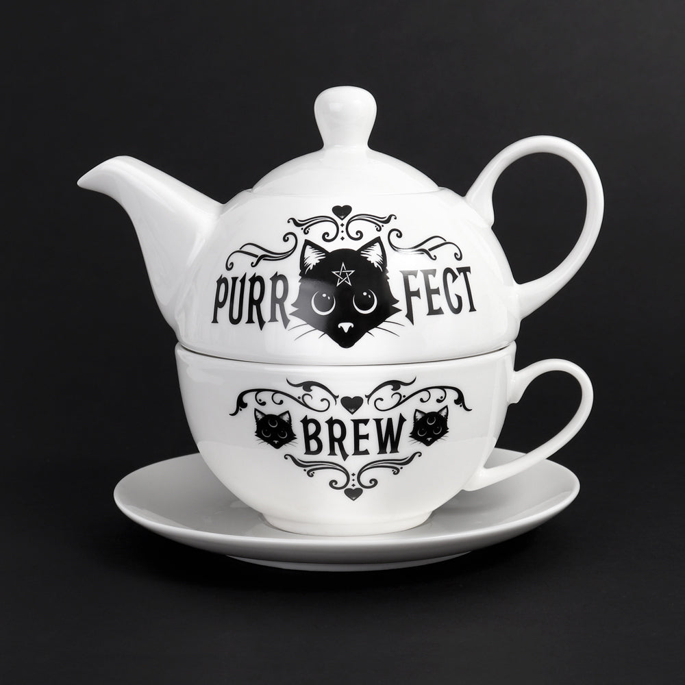Purrfect Brew Teapot for one