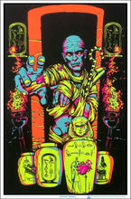 Load image into Gallery viewer, Mummy Flocked Blacklight Poster