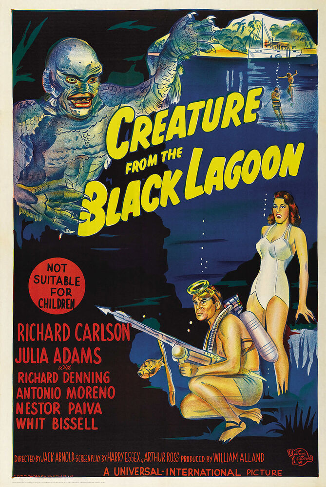 Blue Creature Poster