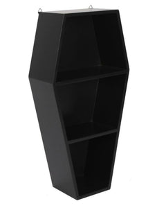 19.5" Black Coffin Shelf