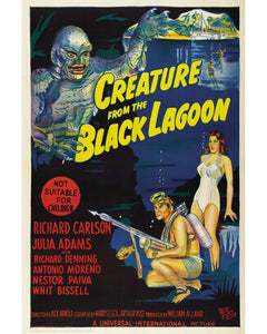 Blue Creature Poster