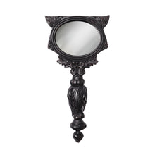 Load image into Gallery viewer, Black Cat Hand Mirror