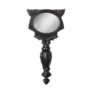 Black Cat Hand Mirror