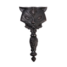 Load image into Gallery viewer, Black Cat Hand Mirror