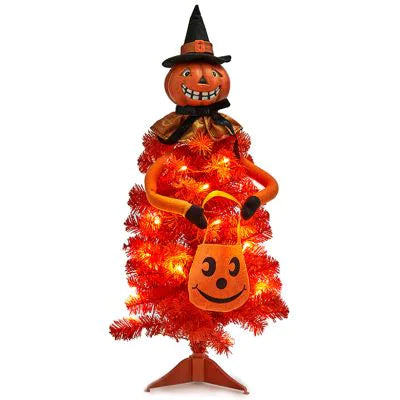 Pumpkin Orange Holiday Tree