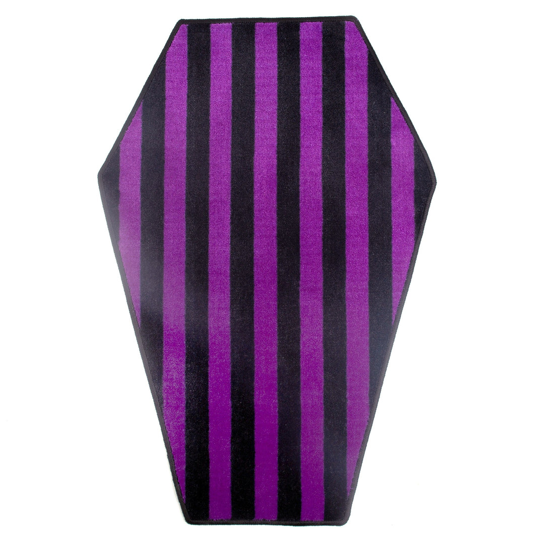 Coffin Rug Purple/Black
